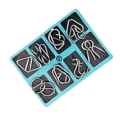 Challenging Metal Puzzle Brain Teaser Ring Toy