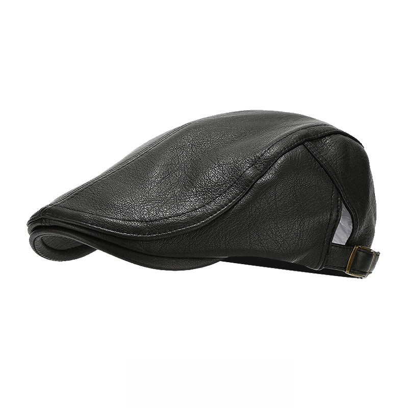 Vintage Style Leather Hat - Fesara