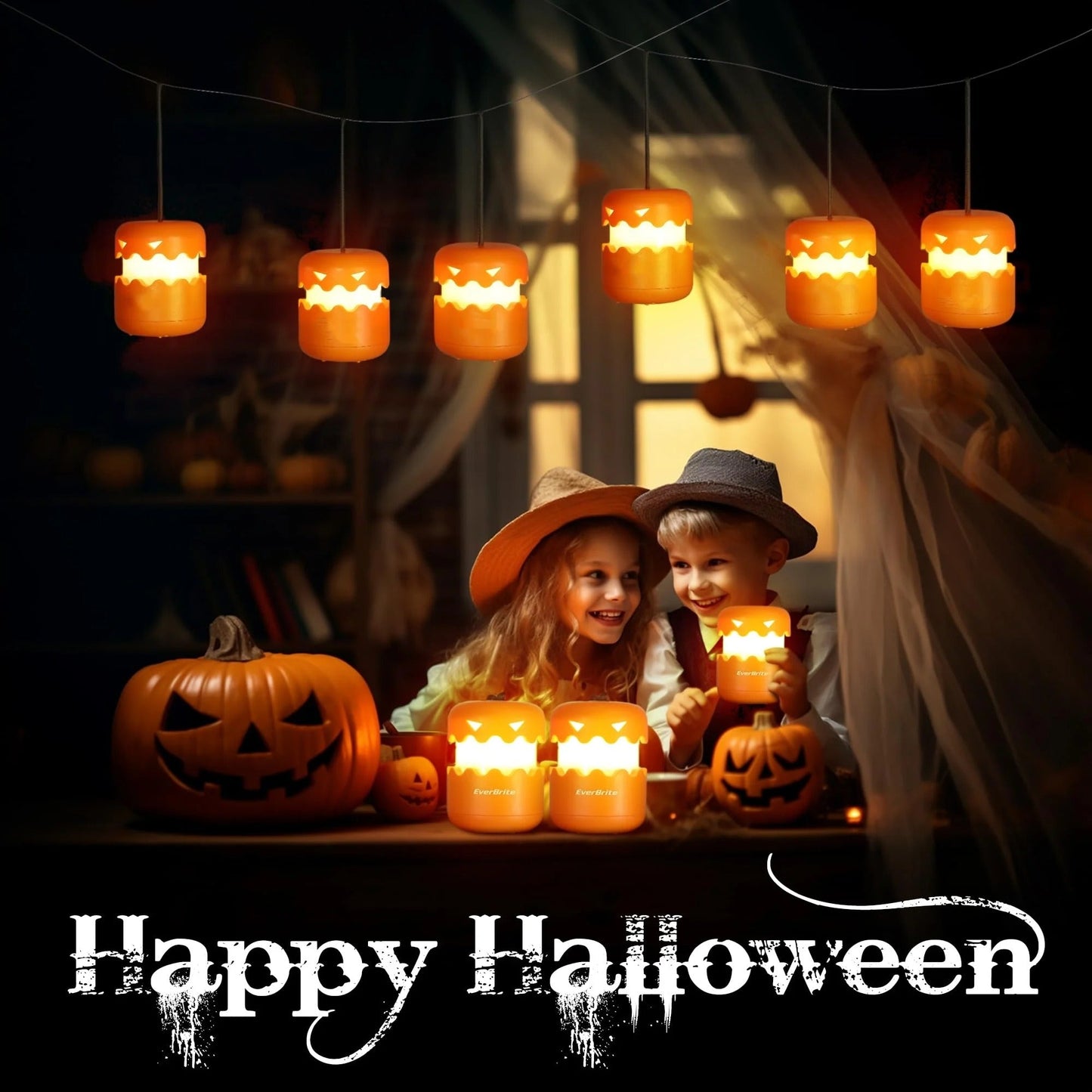 Spooky Halloween Night Light Lamp