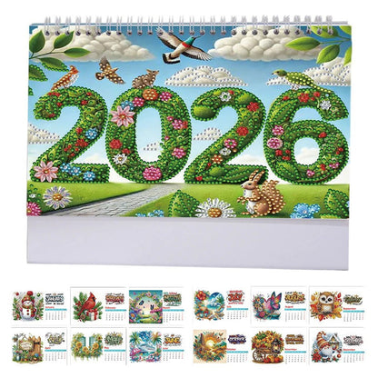 Sparkly 2026 Customizable Desk Calendar - Fesara