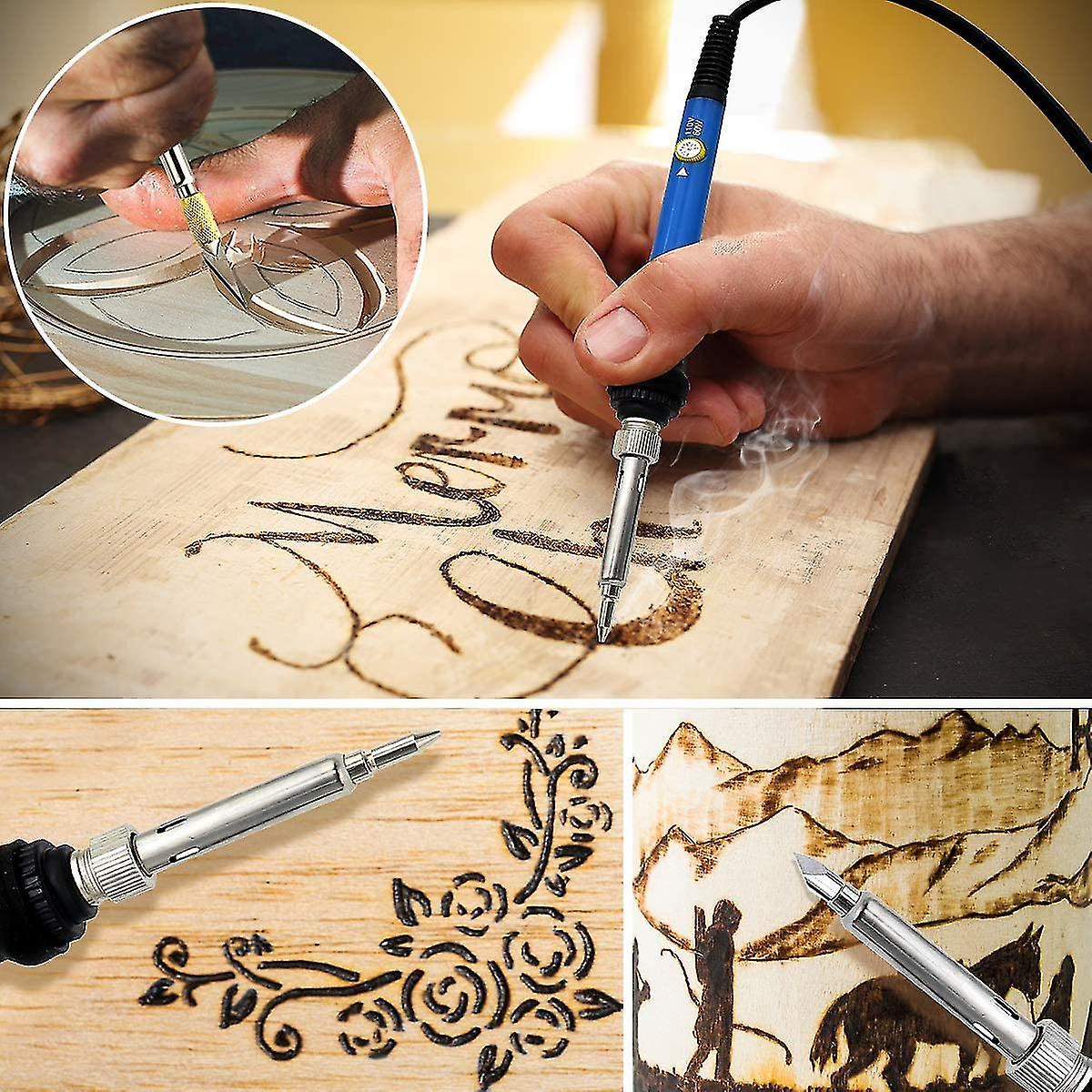 Premium Wood Burning Pyrography Pen Kit - Fesara