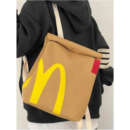 Fun Geometric Pattern School Backpack