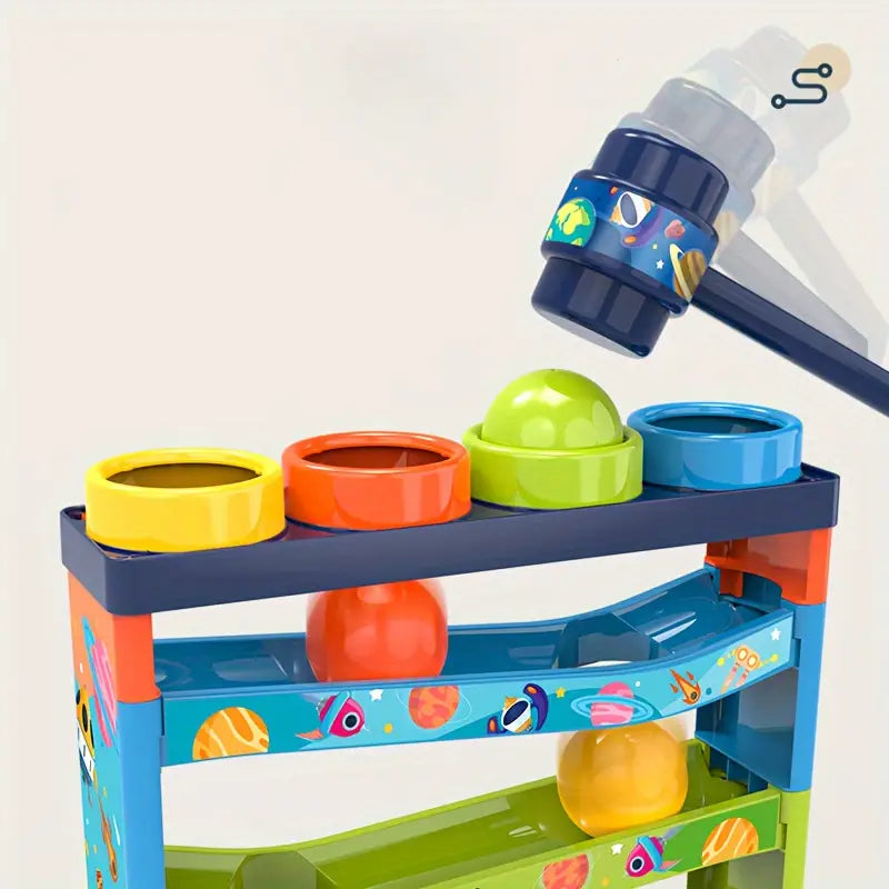Flexible Colorful Ball Ramp Playset