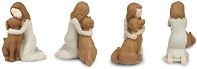 Adorable Dog Angel Decor Figurines