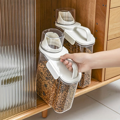 Pet Food Storage Container with Measuring Cup