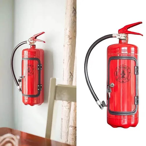 Personalized Home Bar Fire Extinguisher Gift Set