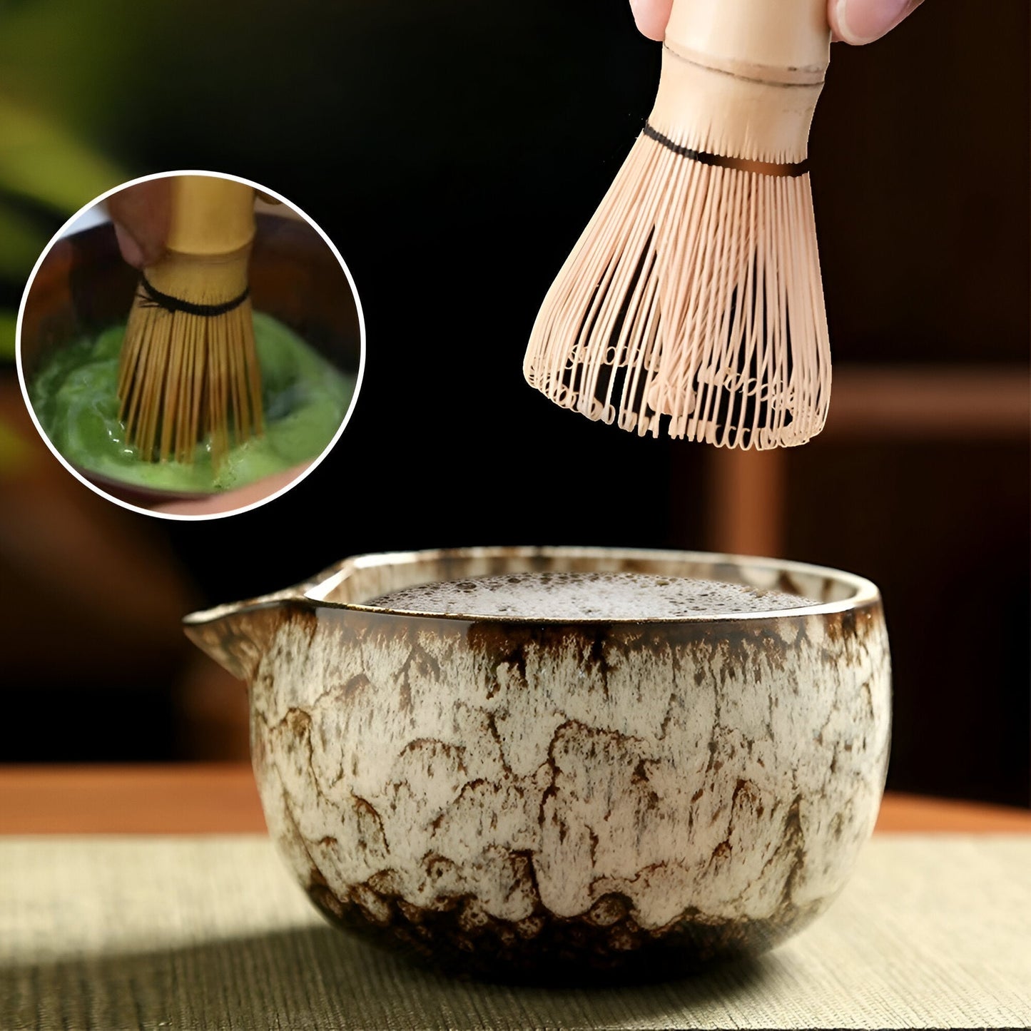 Japanese Matcha Tea Gift Set - 6 Piece Ceramic Kit