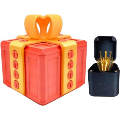 Funny Gag Gift Box Prank Toy Middle Finger Joke