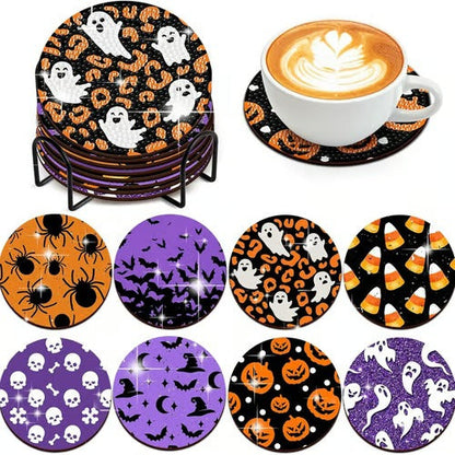 Spooky Halloween Coaster Set