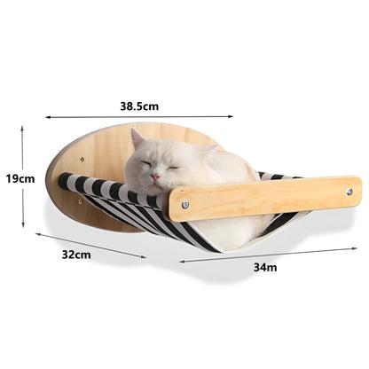 Cat Climbing Wall Shelf with Scratch Post