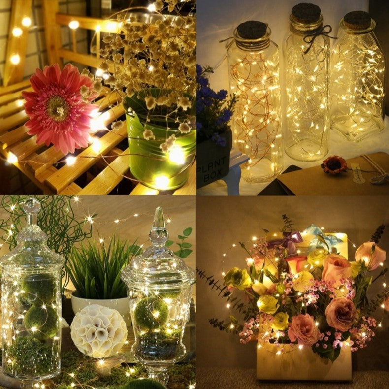 Outdoor Solar Powered Fairy String Lights