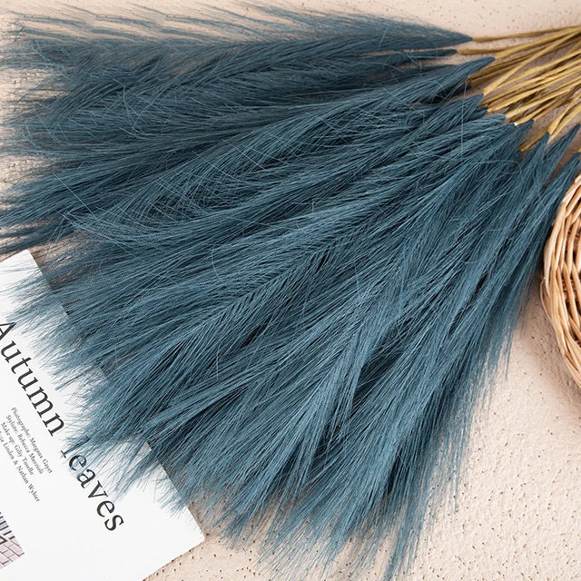 Fluffy Feather Floral Home Decor