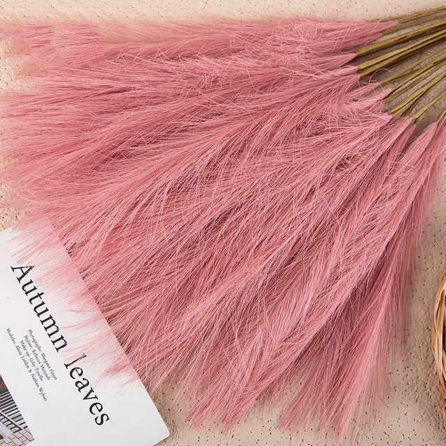 Fluffy Feather Floral Home Decor
