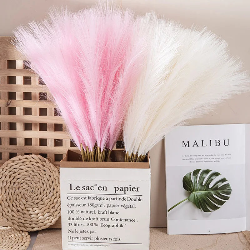 Fluffy Feather Floral Home Decor