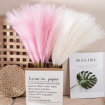 Fluffy Feather Floral Home Decor