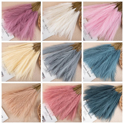Fluffy Feather Floral Home Decor
