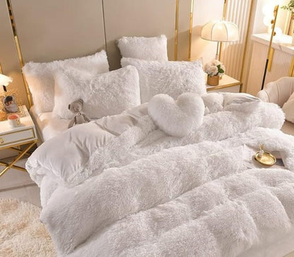 Soft Velvet Bedding Duvet Cover Set