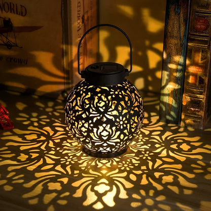 Solar Powered Outdoor Hanging Lamp