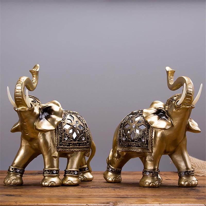 Luxury Gold Elephant Figurine