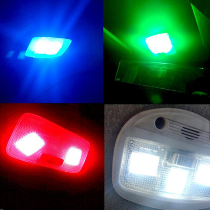 Colorful Car Interior LED Dome Light Kit 10PCS