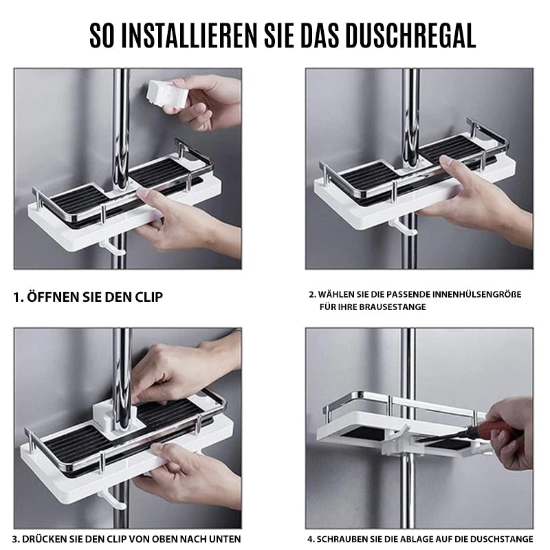 Stylish Bathroom Shower Storage Rack