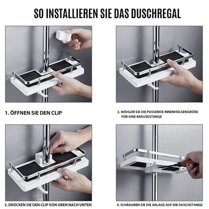 Stylish Bathroom Shower Storage Rack