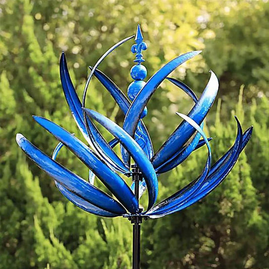 Colorful Outdoor Wind Spinner Decor - Fesara