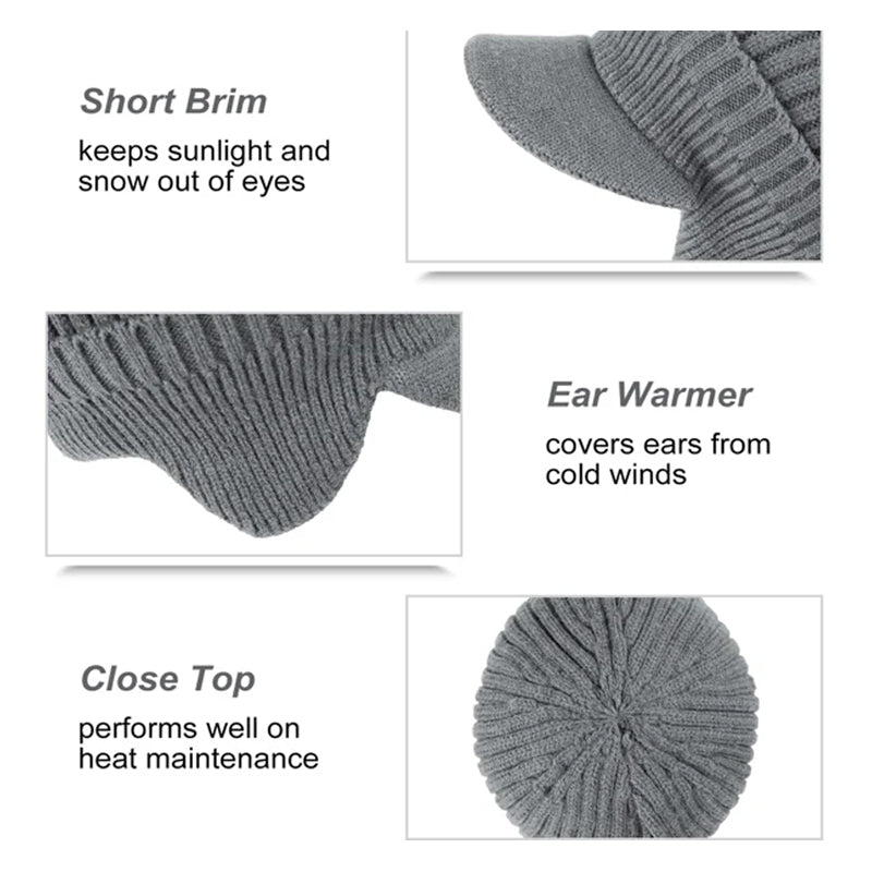 Fesara | Thermal Fleece Winter Beanie Ear Cover