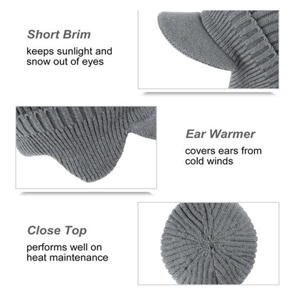 Fesara | Thermal Fleece Winter Beanie Ear Cover