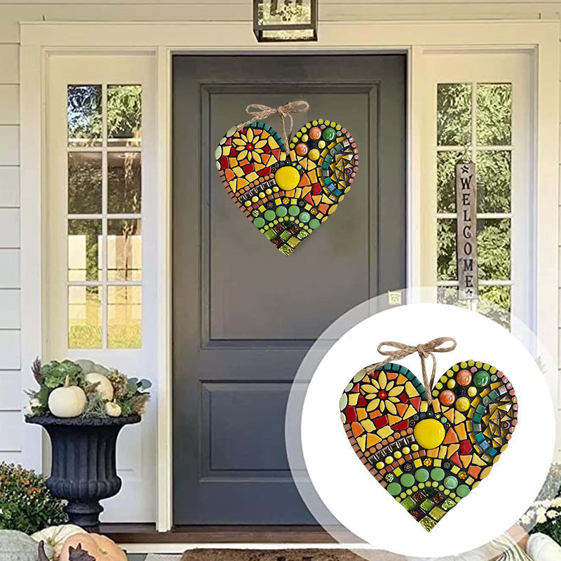 Vibrant Love-Shaped Outdoor Decor
