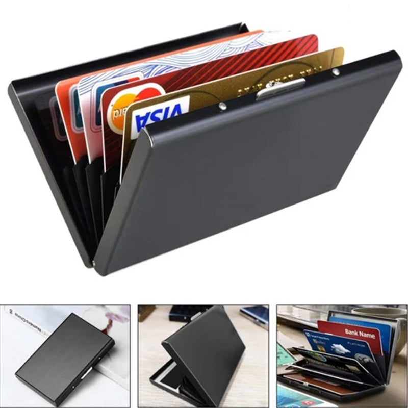 Slim Card Holder with RFID Blocking Protection