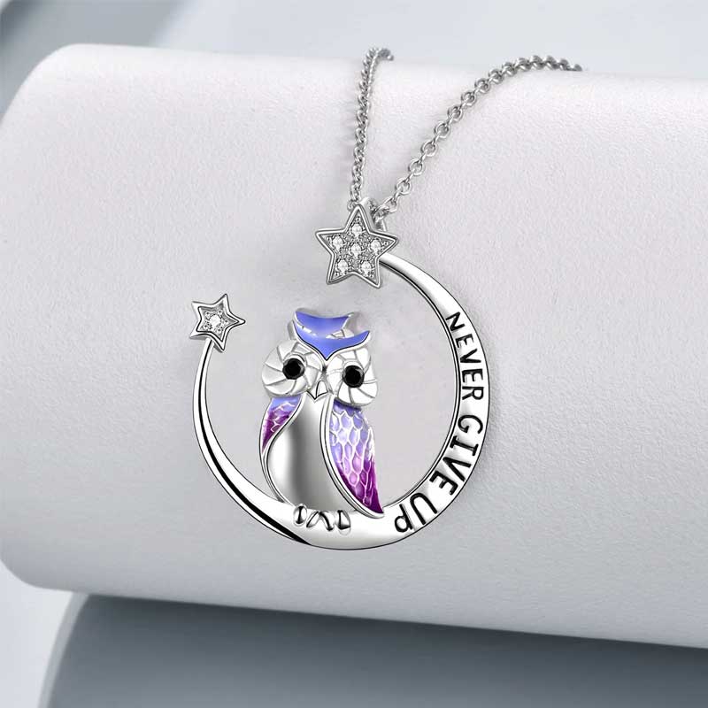 Inspirational Owl Pendant Necklace