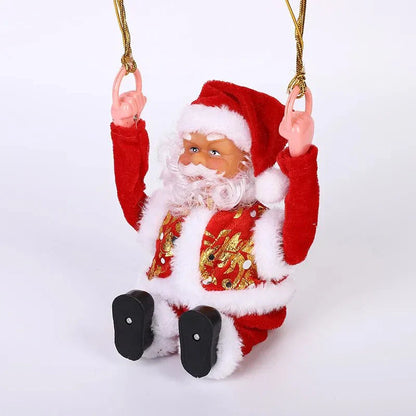 Fun Christmas Flying Santa Decoration