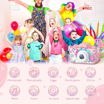Fun Kids HD Camera with 32GB Rechargeable Battery
