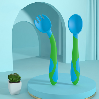 Kid's Safe Non Slip Baby Utensil Set - Fesara