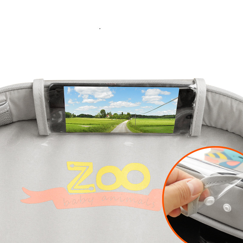 Portable Baby Car Tray with Phone Stand