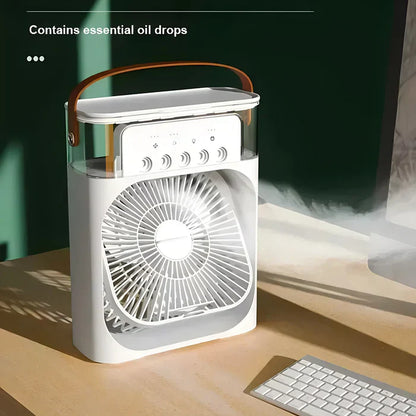 Cooling 3-in-1 Fan with Color Changing LED Light