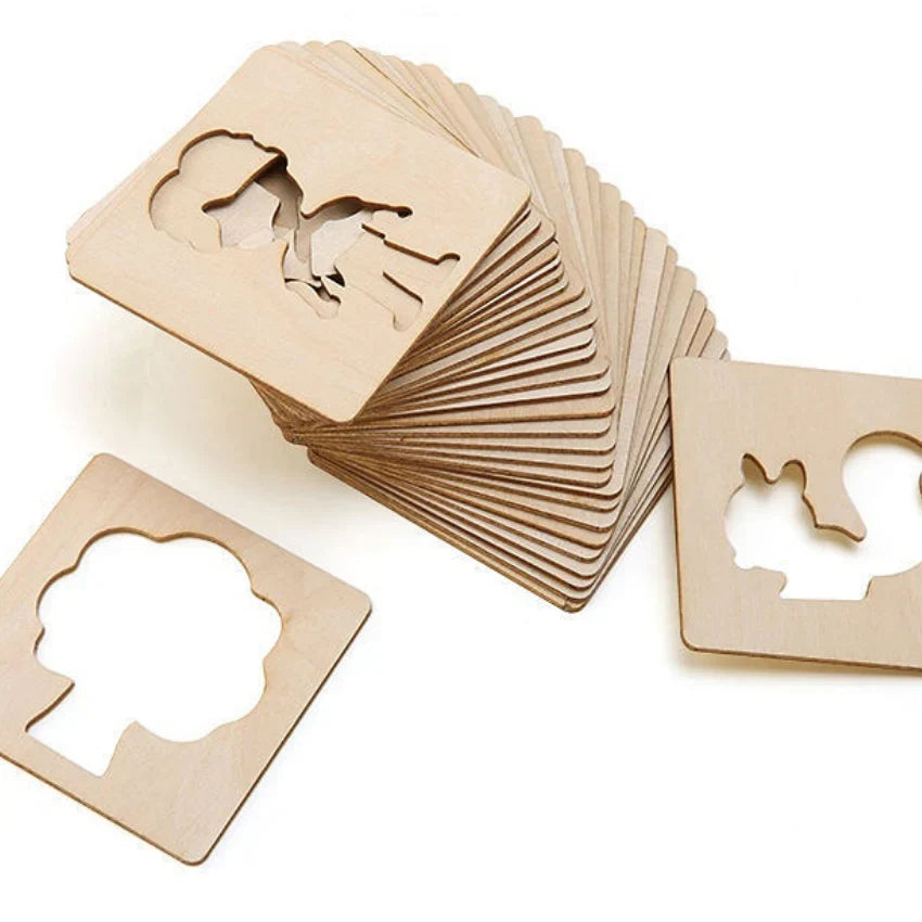 Fun Art Stencils for Kids Drawing Shapes