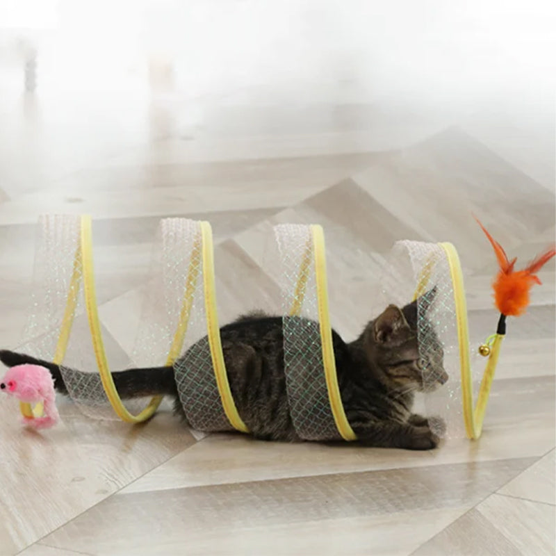 Portable Foldable Kitty Play Tunnel