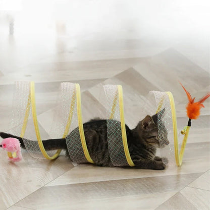 Portable Foldable Kitty Play Tunnel