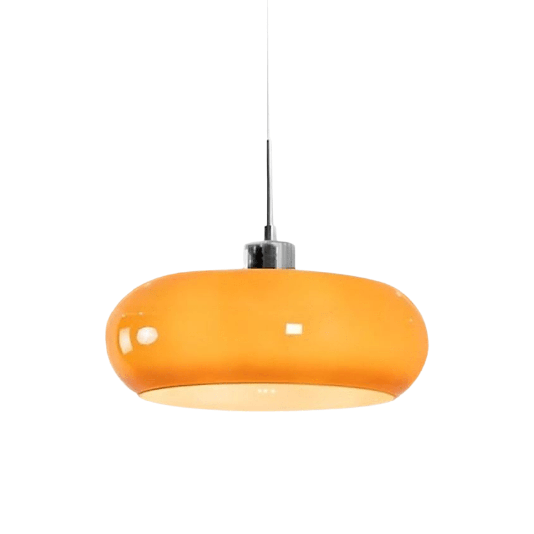 Vintage Glass Hanging Lamp Retro Nordic Style