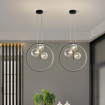 Simple Modern Black Hanging Lamp