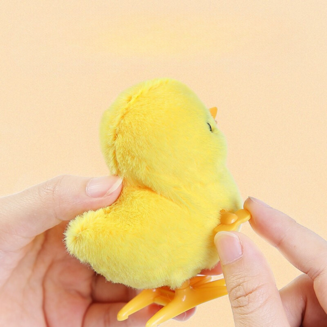 Cute Mechanical Chicken Figurine