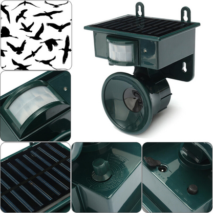 Outdoor Solar Bird Repellent with Motion Sensor