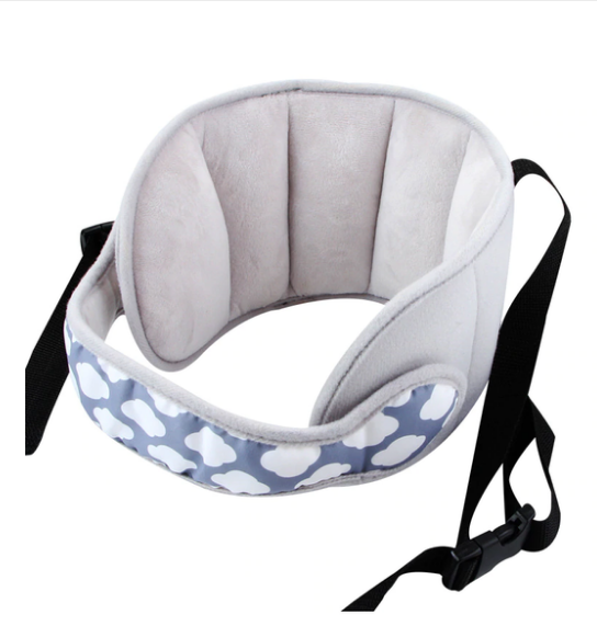 Kids Car Headrest Pillow - Soft Adjustable Travel Cushion