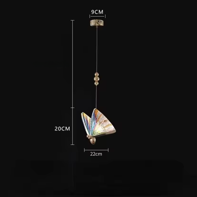 Stylish Butterfly LED Hanging Light Fixture