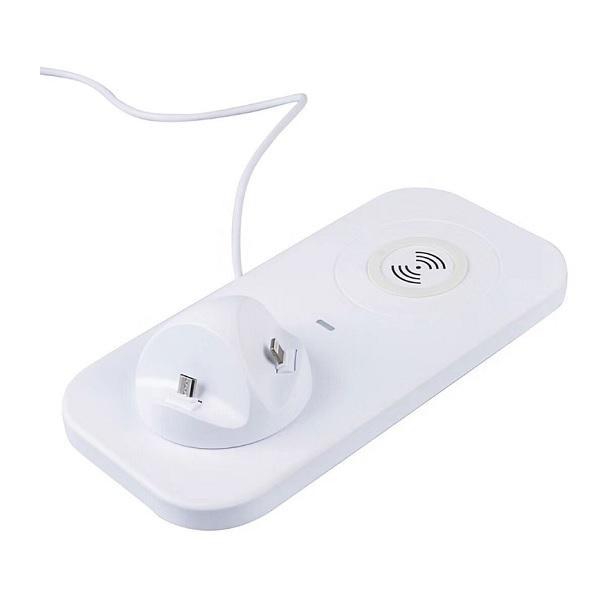 Compact Phone Stand with USB Charging Base