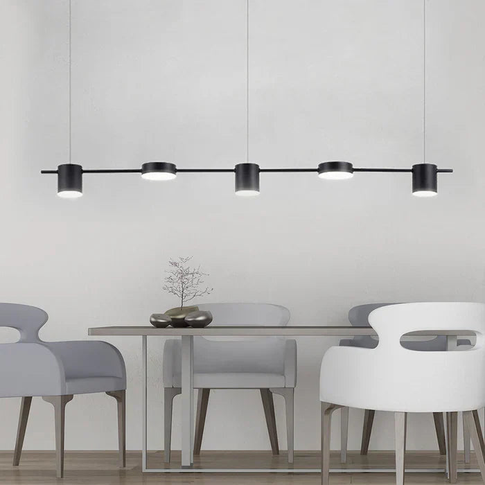 Sleek Metal Hanging Light Pendant AuraDrum