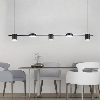 Sleek Metal Hanging Light Pendant AuraDrum