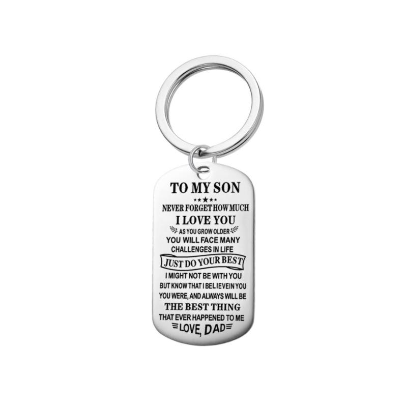 Personalized Kids Name Necklace Keychain